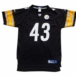 Reebok OnField Pittsburgh Steelers Troy Polamalu Jersey
